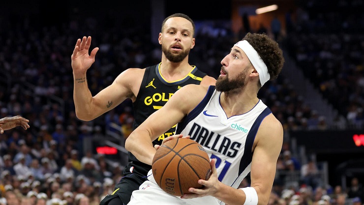 Stephen Curry ja Klay Thompson yrittivät molemmat parhaansa osallistuakseen peliin